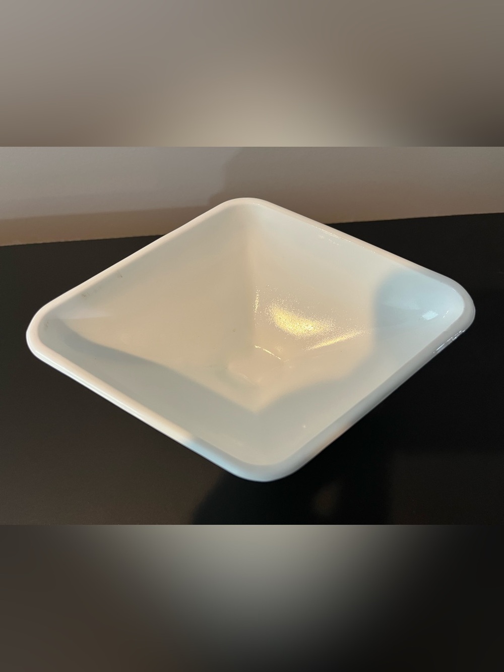Vintage Indiana Milk Glass, Floral Footed Dish - Picture 2 of 6